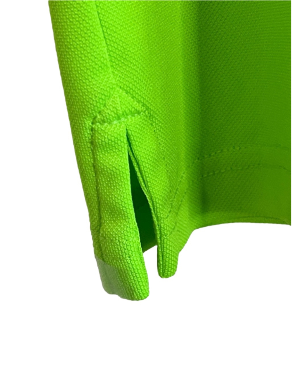 Greg Norman for Tasso Elba Men's Neon Green Polo Shirt - Picture 4 of 4